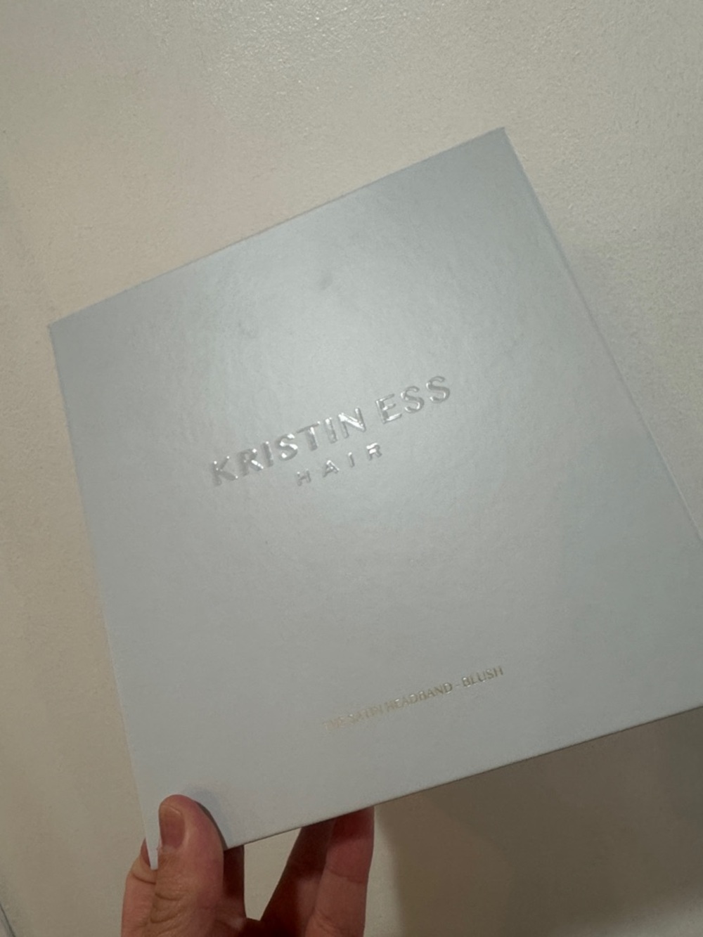 Kristin Ess The Satin Headband Blush